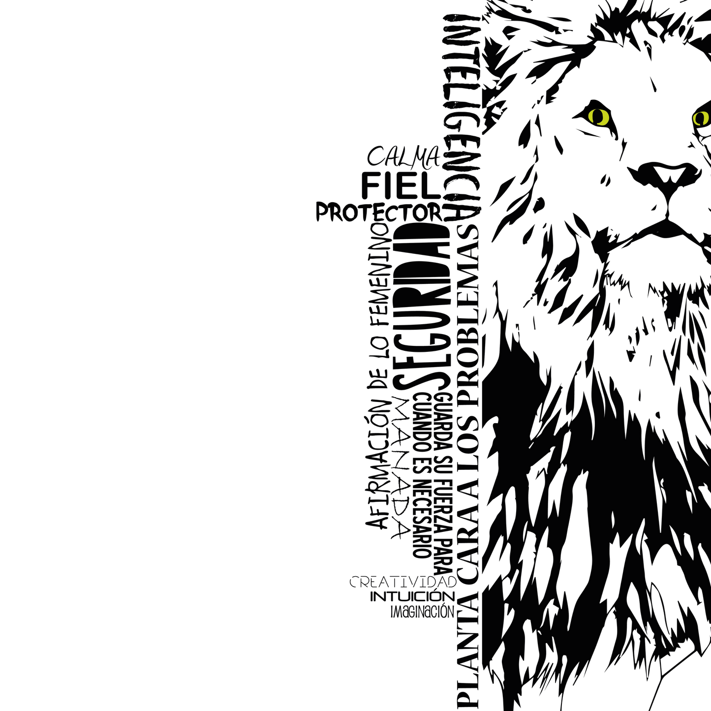 Sudadera capucha orgánica unisex LEÓN - Coraje, protector y familiar