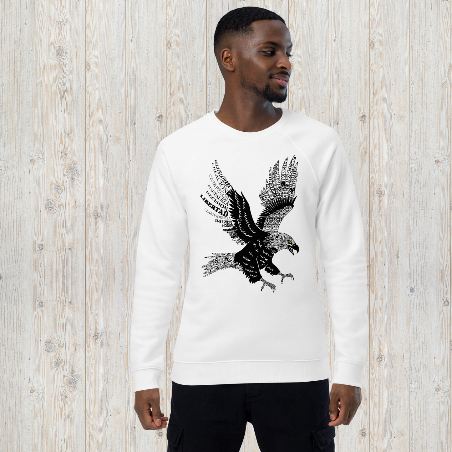 Sudadera orgánica unisex ÁGUILA - Desapego, libertad, Gran Espíritu