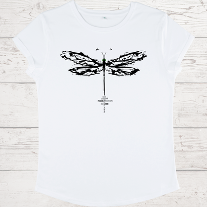 Manga corta mujer outlet LIBÉLULA - Transformación, equilibrio y belleza