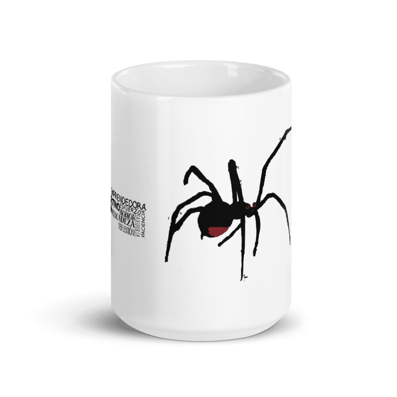 Taza ARAÑA - Tejedora del destino, creatividad y prosperidad