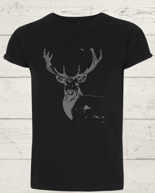 Manga corta unisex CIERVO - Inocencia, oportunidad y renovación