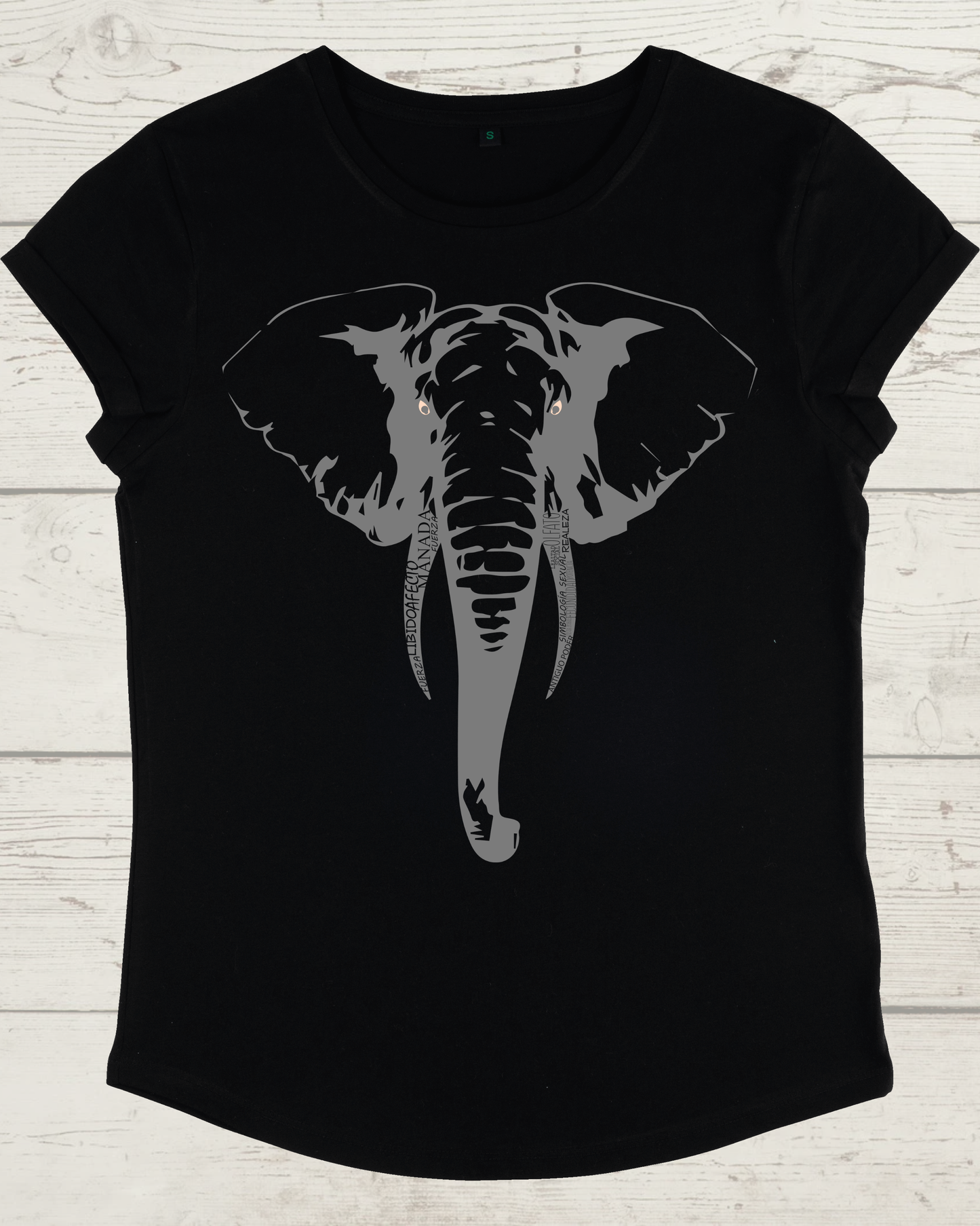 Manga corta mujer outlet ELEFANTE - Noble, familiar y sabiduría ancestral