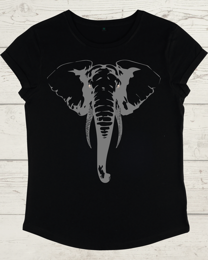 Manga corta mujer outlet ELEFANTE - Noble, familiar y sabiduría ancestral