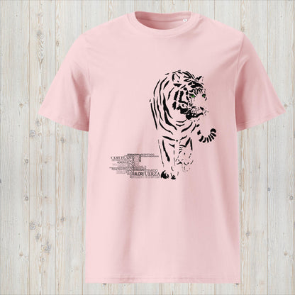 Manga corta unisex TIGRE- Valor, inteligencia y sígilo