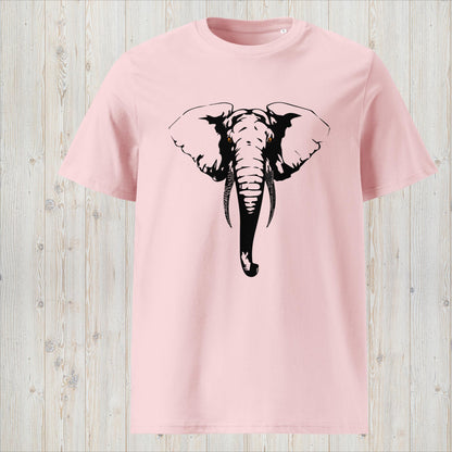 Manga corta unisex ELEFANTE - Noble, familiar y sabiduría ancestral