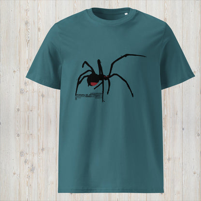 Manga corta unisex ARAÑA-  Tejedora del destino, creatividad y prosperidad