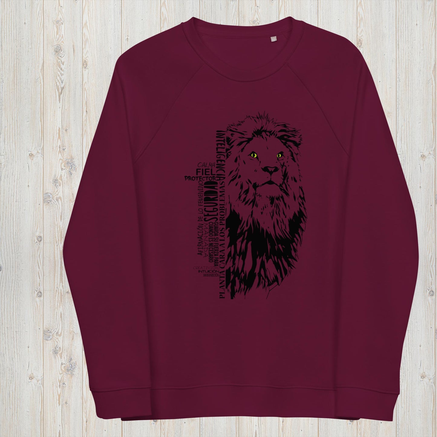 Sudadera orgánica unisex LEON- Protector, seguro de si mismo y familiar