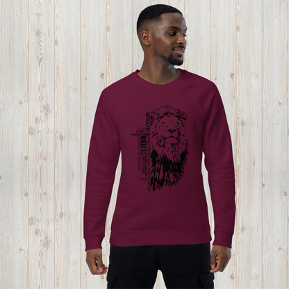 Sudadera orgánica unisex LEON- Protector, seguro de si mismo y familiar