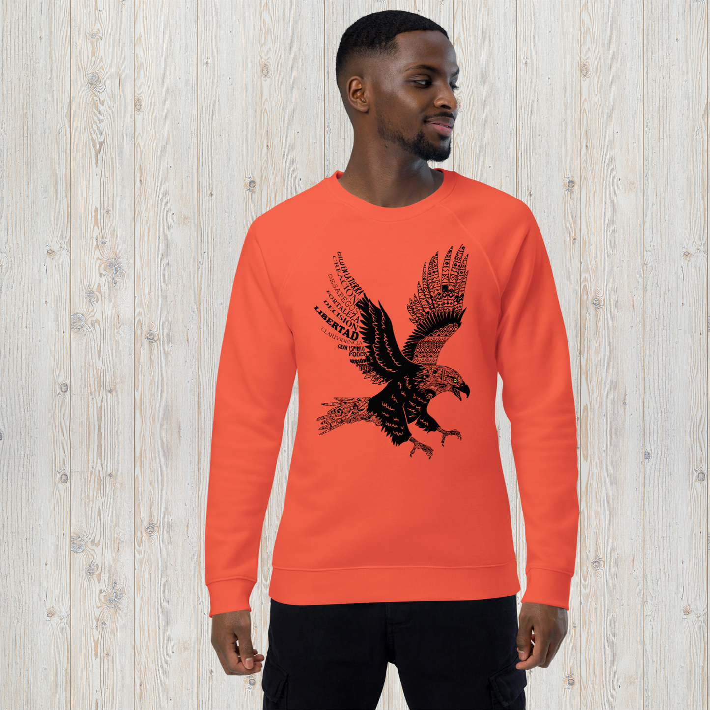 Sudadera orgánica unisex  ÁGUILA - Desapego, libertad, Gran Espíritu