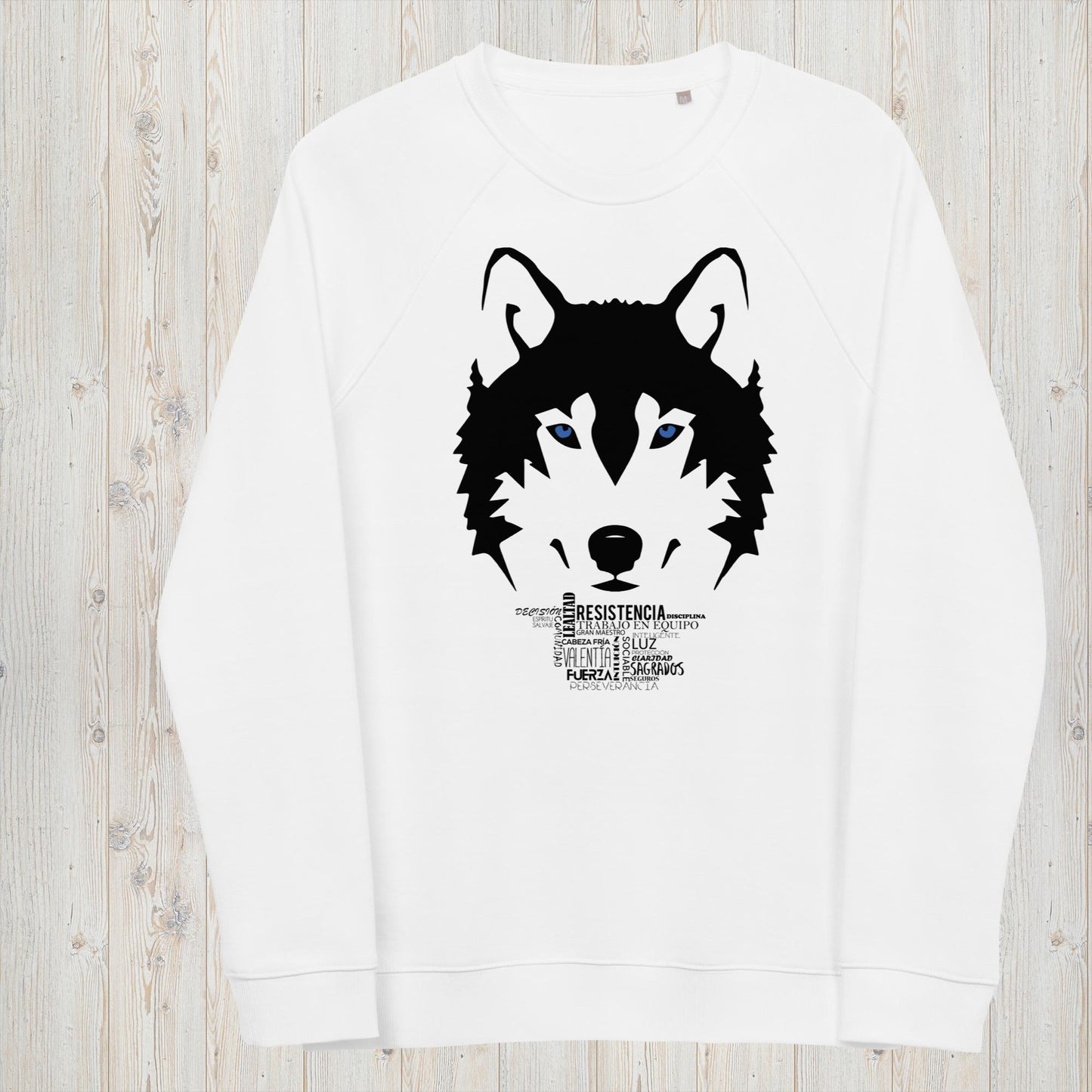 Sudadera orgánica unisex LOBO  - Maestro interior, liderazgo y fortaleza