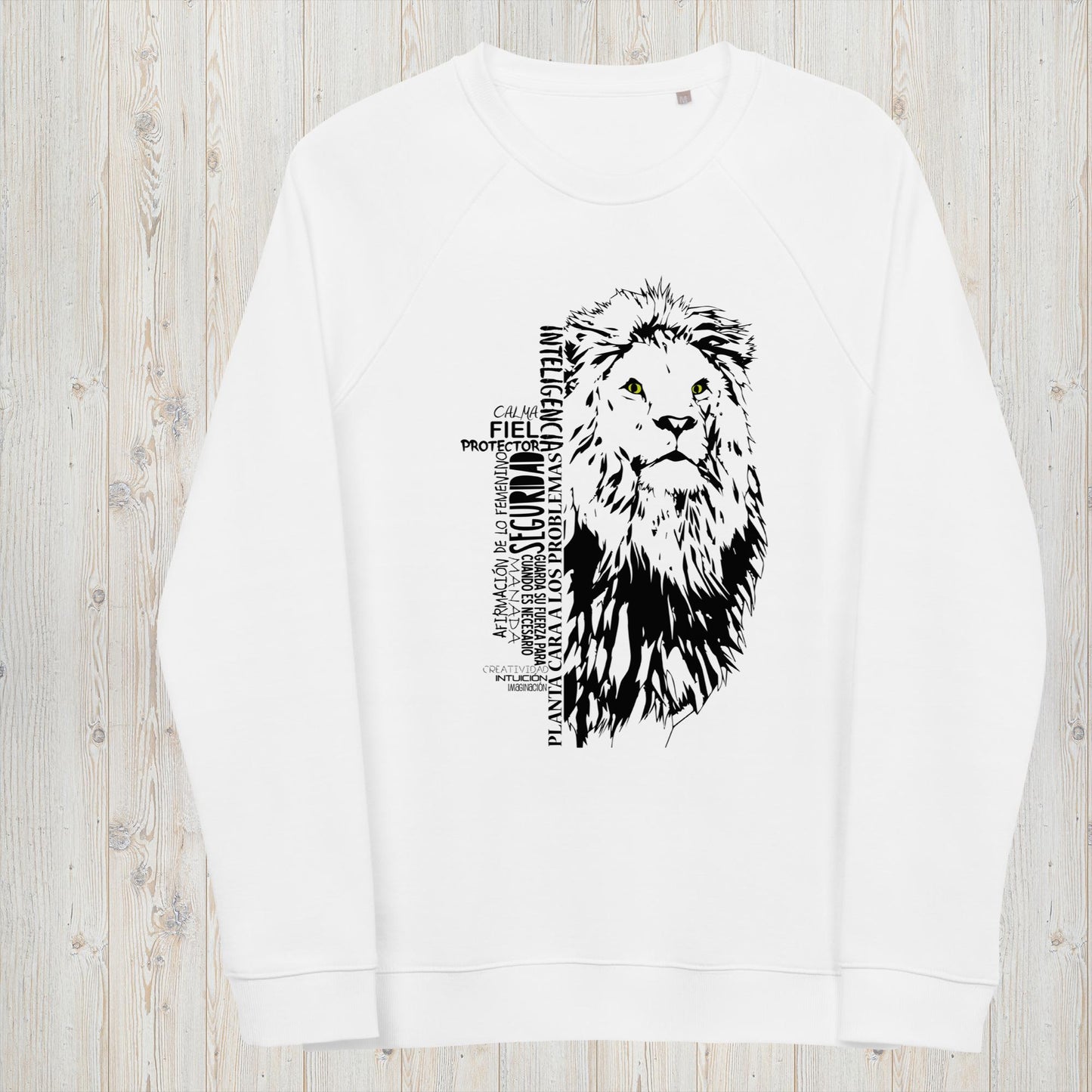 Sudadera orgánica unisex LEON- Protector, seguro de si mismo y familiar