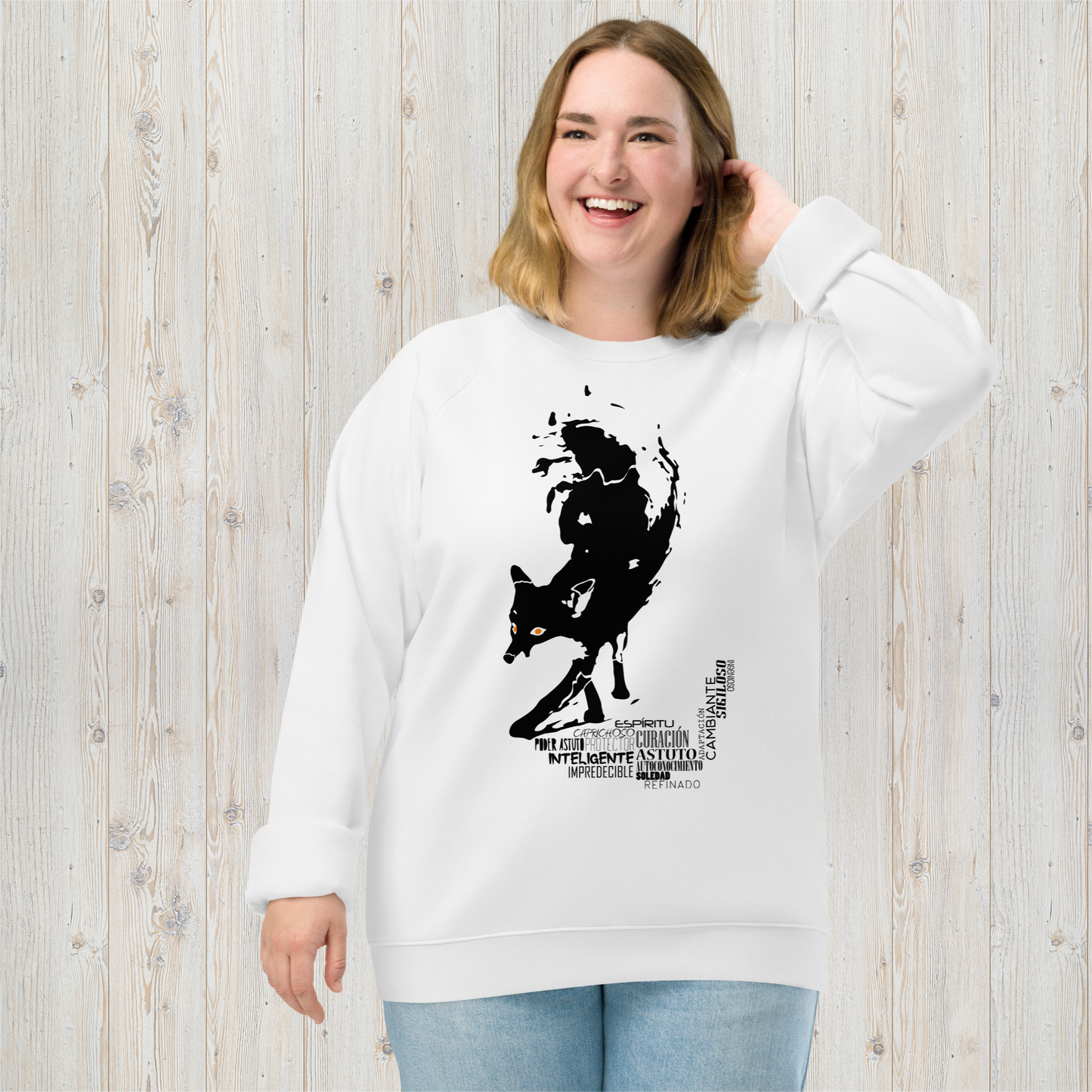 Sudadera orgánica unisex ZORRO - Astucia, juego y autoconocimiento