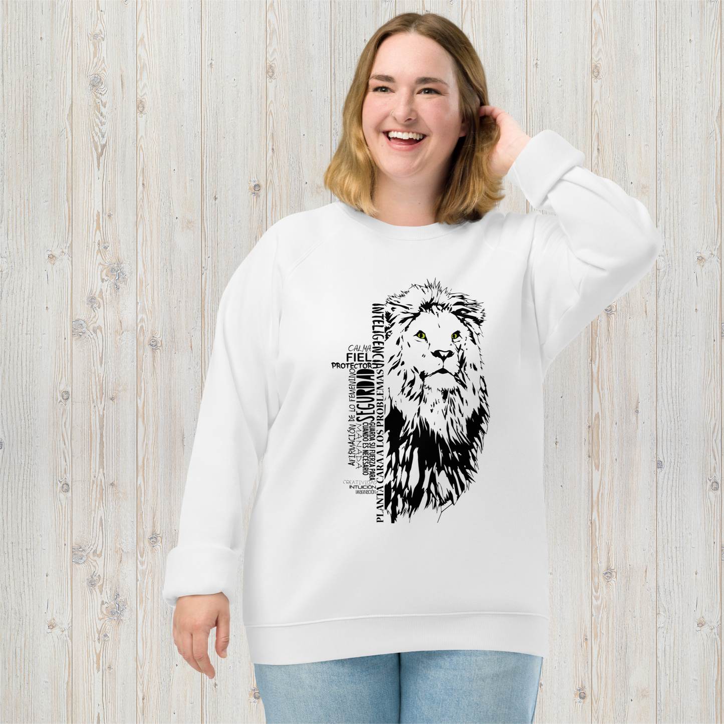 Sudadera orgánica unisex LEON- Protector, seguro de si mismo y familiar