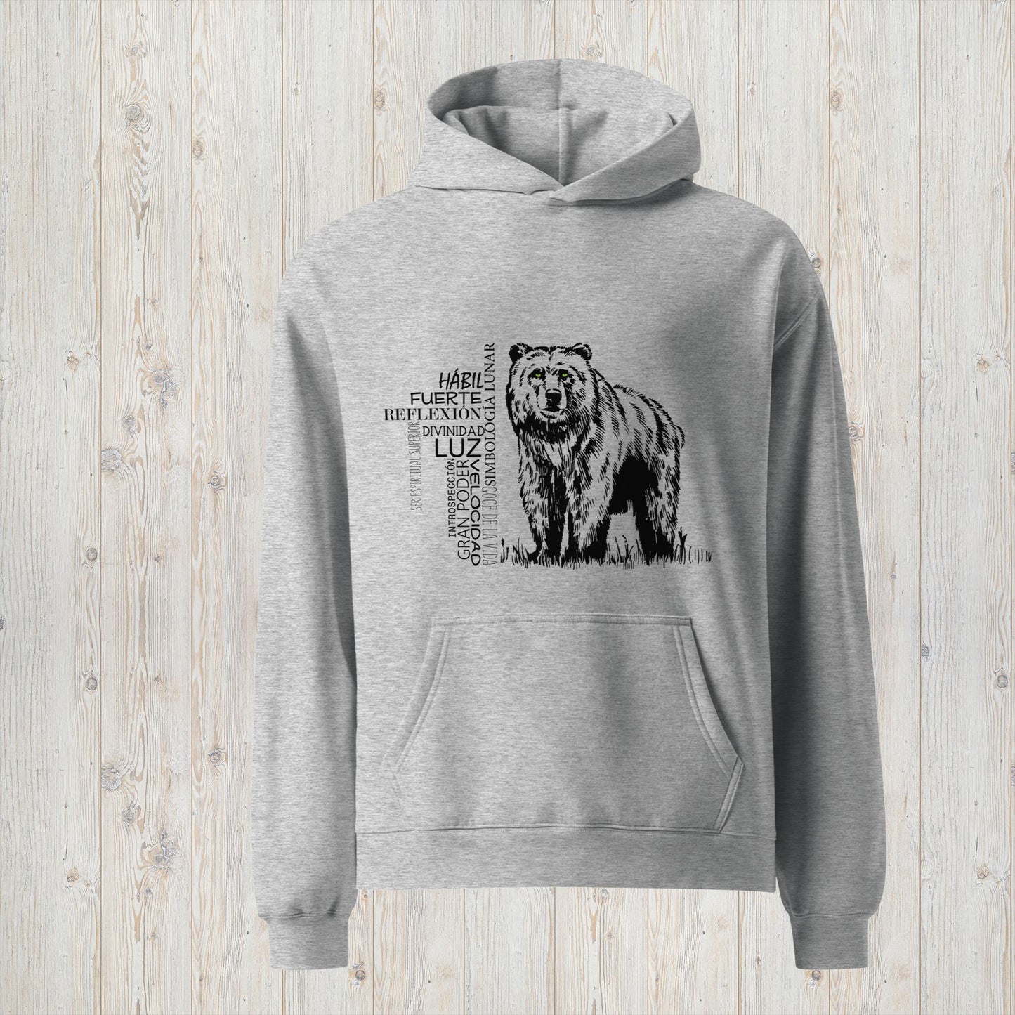 Sudadera oversize unisex OSO - Reflexión, fuerza e intuición