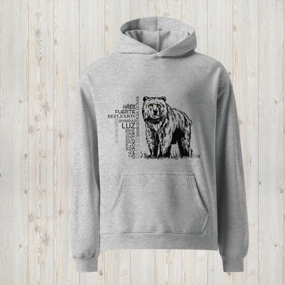 Sudadera oversize unisex OSO - Reflexión, fuerza e intuición