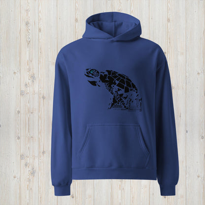 Sudadera algodón oversize unisex TORTUGA - Perseverancia, serenidad y vivir en el presente