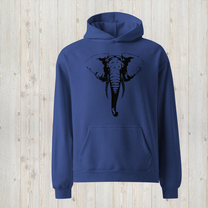 Sudadera oversize unisex ELEFANTE - Noble, familiar y sabiduría